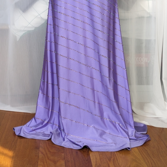 NWT FAVIANA Charmeuse Heat-Stone Patterned Dress | Size 4 Small - Picture 10 of 14